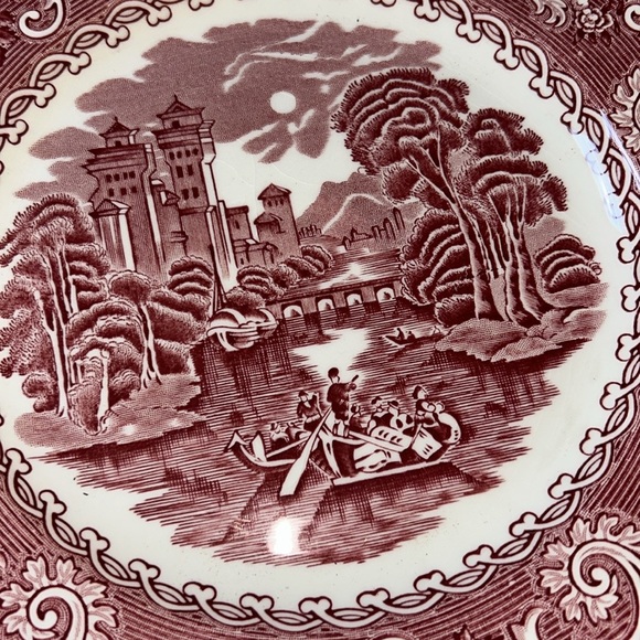 Vintage Canterbury set of 2 Plates ironstone Made in England - Picture 3 of 5